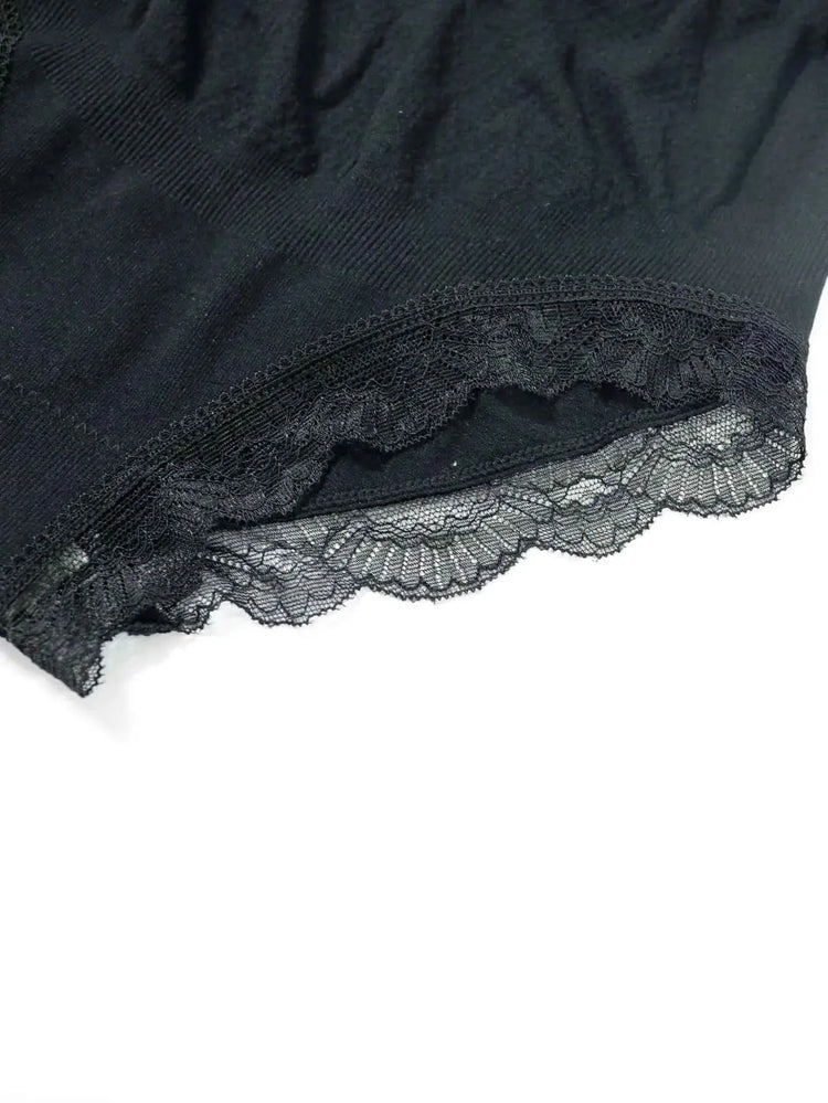 Schwangere Frauen Unterwäsche: Nahtlose, hochtaillierte und atmungsaktive Unterhose mit Spitzenrand für maximalen Komfort