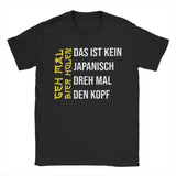Men's Tshirt Retro Get A Beer T Shirt Funny German Jokes Alcohol Drinkers Dad Gift Streetwear Cotton Summer Casual T-shirts