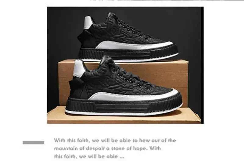 Men Sneakers Fashion Trend Luxury Brand Casual Flat Shoes Vulcanize Shoe Male Outdoors Non-slip wear-resistant Hiking Shoes 2023