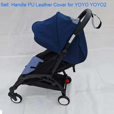 Baby Stroller Accessories leather Protective Case Cover and Armrest Bumper Bar Handrail Handle for Babyzenes Yoyo Yoya+ Pram - Mein Shop