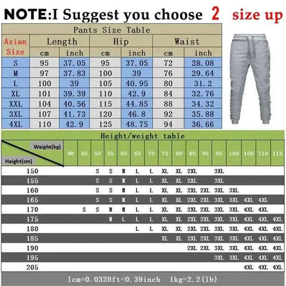 Herren Sportpants, bedruckte Sporthose, warme Laufhose, Herren Outdoorhose, gerade geschnittene Hose, neu für Herbst und Winter