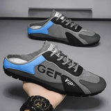 2025 New Men Slippers Trend Baotou Shoes for Men Summer Breathable Casual Shoe Vulcanized Flats Male Sneakers Half Slip-on Shoes