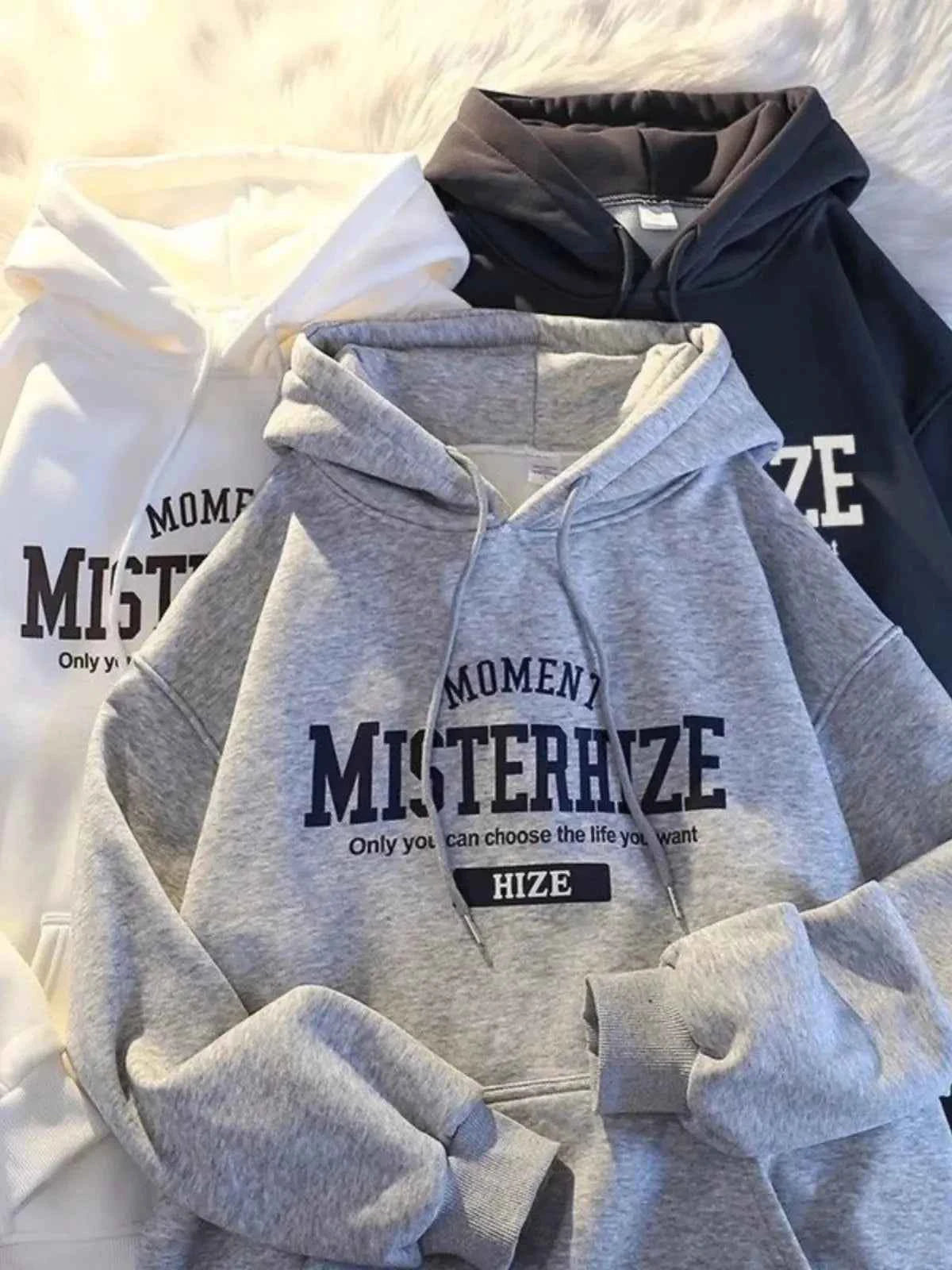 Heavyweight American Casual Retro Hoodie Men&