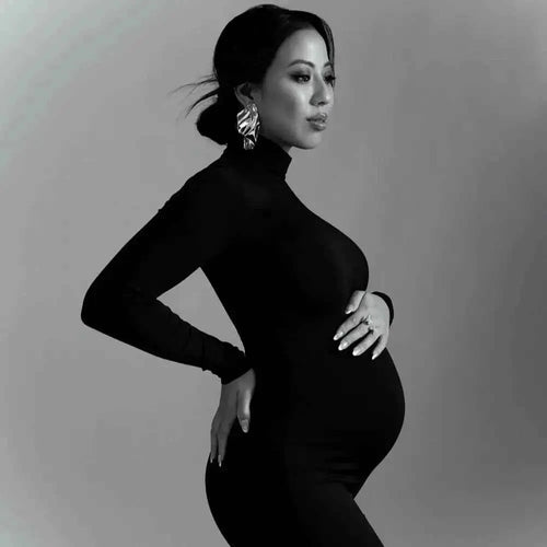 Maternity Dresses Pregnancy Women Maxi Long Dresses Clothes for Pregnant Babyshower Props
