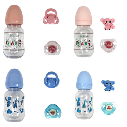 Lovely Reborn Doll Accessories Magnetic Pacifier&amp;Feeding Bottles Reborn Baby Doll Supplies Dummy For New Reborn Baby Doll Toys - Mein Shop
