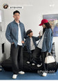 Family Cotton Denim Shirts Parent-child Fashion Clothes Mother and Daughter Jacket Korean Father and Son Same Stripe Coat Tops - Mein Shop