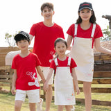 Family Vacation Clothing Resorts Look Parent Child Clothes Mom and Daughter Suspender Dress Two Piece Sets Dad Son Same Outfits Mein Shop