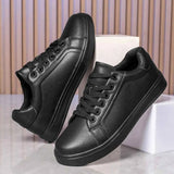 Leather Men Shoes Sneakers Trend Casual Shoe Breathable Leisure Male Sneakers Non-slip Footwear Men Vulcanized Shoes