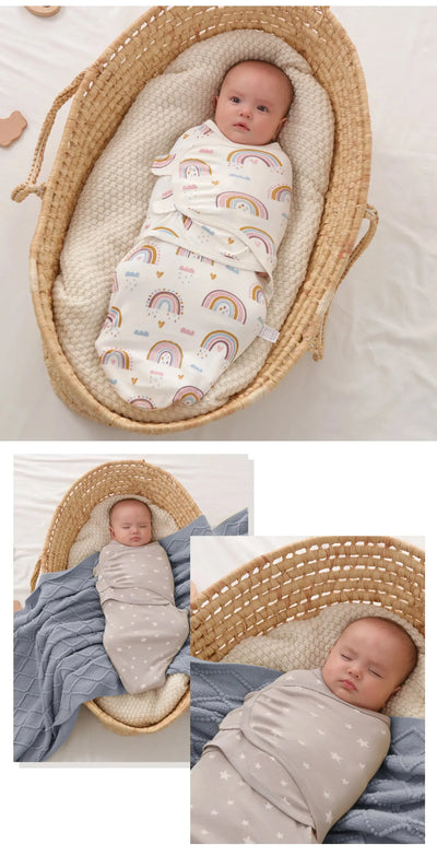 INSULAR New Summer Thick Swaddle 100% Cotton Newborn Infant Bags Wrapping Baby Sleep Sack Diaper Cocoon For Newborns Bags 1pc - Mein Shop