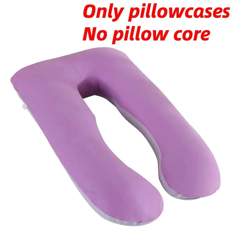 Pregnant Pillow Case Maternity Pillow Case Pure Cotton Cover Multifunction U-shape for Pregnant Women - Mein Shop