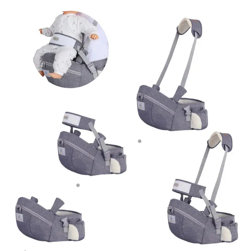 Ergonomic Baby Carrier Portable Infant Kid Hip Seat Waist Stool Sling Front Facing Kangaroo Baby Wrap Carrier For Baby Gear - Mein Shop