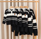 Sweater for The Whole Family Polo Knit Tops Fashion Mom and Daughter Child Girl Matching Jumper Dad and Son Baby Boy Knitwear - Mein Shop