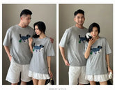 Family Clothing Set Tshirt Shorts Skirt Suit Set Family Look Fashion Mother Father Baby Boy Girl Clothes Family Matching Outfits - Mein Shop