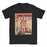 Men T-Shirts The Office Face Fear Dwight Fun Pure Cotton Tees Short Sleeve T Shirt Round Collar Clothes New Arrival