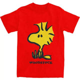 Men Women T Shirt Woodstock Cartoon T-Shirts Trendy Cool Summer Tees Funny Custom Logo 100 Cotton Clothing Gift Idea