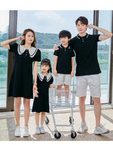 Coordinated Outfits for Family Matching Clothes Mother and Daughter Black Dress Father and Son Kid Shirt Outfits Dad Child Sets - Mein Shop