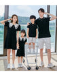 Coordinated Outfits for Family Matching Clothes Mother and Daughter Black Dress Father and Son Kid Shirt Outfits Dad Child Sets - Mein Shop