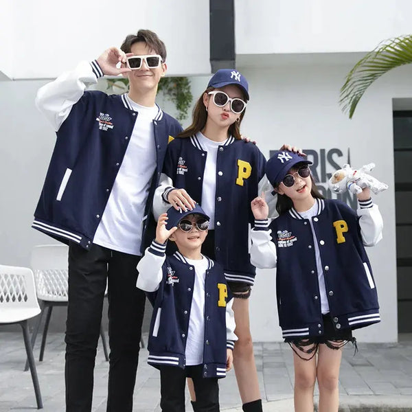 Fashion Family Matching Clothing Parent-child Same Jacket Mother and Daughter Coat Father and Son Boy Children Clothes Outerwear - Mein Shop