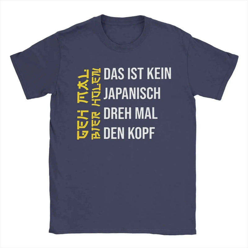 Men's Tshirt Retro Get A Beer T Shirt Funny German Jokes Alcohol Drinkers Dad Gift Streetwear Cotton Summer Casual T-shirts