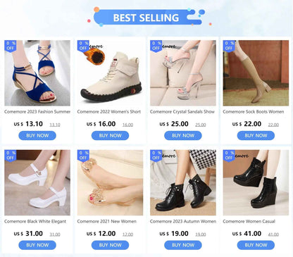 Comemore Comfortable Stilettos Dress Women&