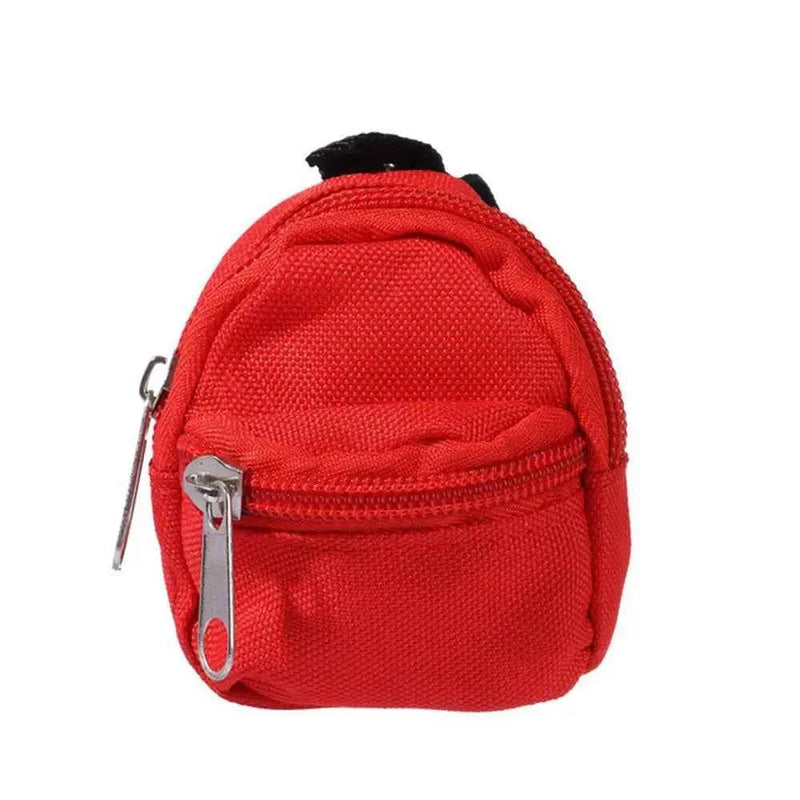 Gifts Dolls Accessories 1/6 BJD Rucksack With Zipper Kids Gifts BJD Doll Schoolbag Doll Backpack Doll Bag Miniature Doll Bag
