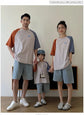 Summer Vacation Wear Father Mother Kids Family Clothing Sets Tshirt Shorts 2PCS Family Look Outfits Couple Child Costume Suit - Mein Shop