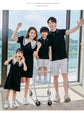 Coordinated Outfits for Family Matching Clothes Mother and Daughter Black Dress Father and Son Kid Shirt Outfits Dad Child Sets - Mein Shop