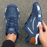 Men Shoes Trendy 2025 Mixed Material Aesthetics Breath Casual Sneakers Shock Absorbing Energy Rebound Zero Pressure Walking Shoe