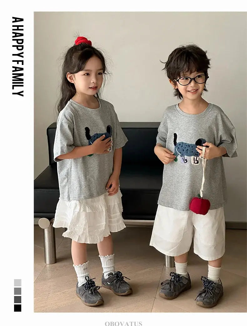 Family Clothing Set Tshirt Shorts Skirt Suit Set Family Look Fashion Mother Father Baby Boy Girl Clothes Family Matching Outfits - Mein Shop