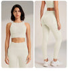 Yoga Clothing Set Women's High Waisted Leggings and Top Two Piece Seamless Fitness Exercise Clothing Fitness Workout Underwear - Mein Shop