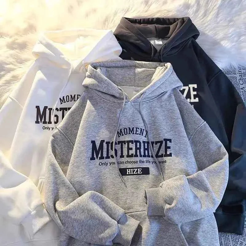 Heavyweight American Casual Retro Hoodie Men&