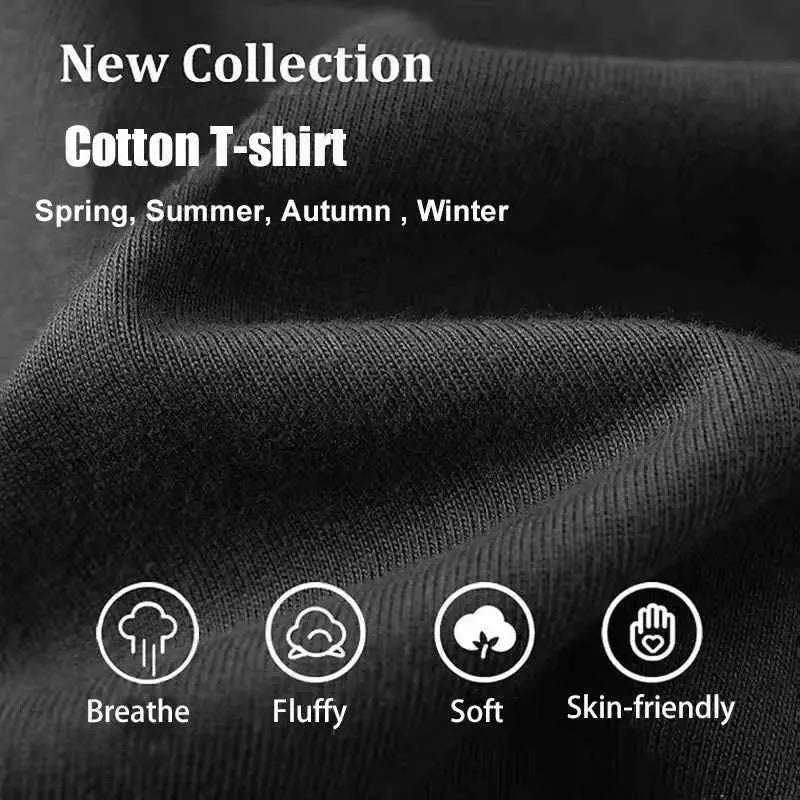 Tops T-shirts for Men Cotton Men&