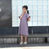 Family Look Clothes Mom and Daughter Same Dress Dad Short Sleeve T Shirts Mother and Son Kids Clothing Children Two Piece Outfit - Mein Shop