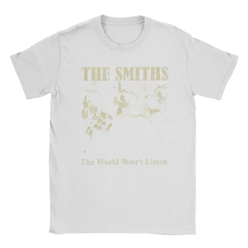 Men's T-Shirt The Smiths Crazy Cotton Tee Shirt Short Sleeve T Shirt Round Collar Clothes Plus Size Mein Shop