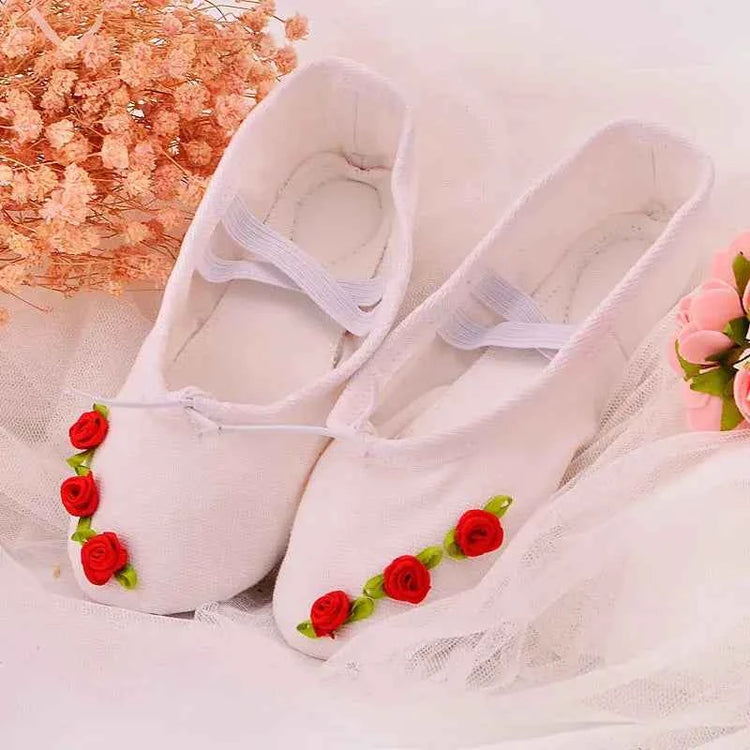 shoes woman 2024 trend Ballet flats Line dance shoes comfortable Ballet core Ballerinas shoes for dancing child girl adult shoe