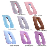 Pregnant Pillow Case Maternity Pillow Case Pure Cotton Cover Multifunction U-shape for Pregnant Women - Mein Shop