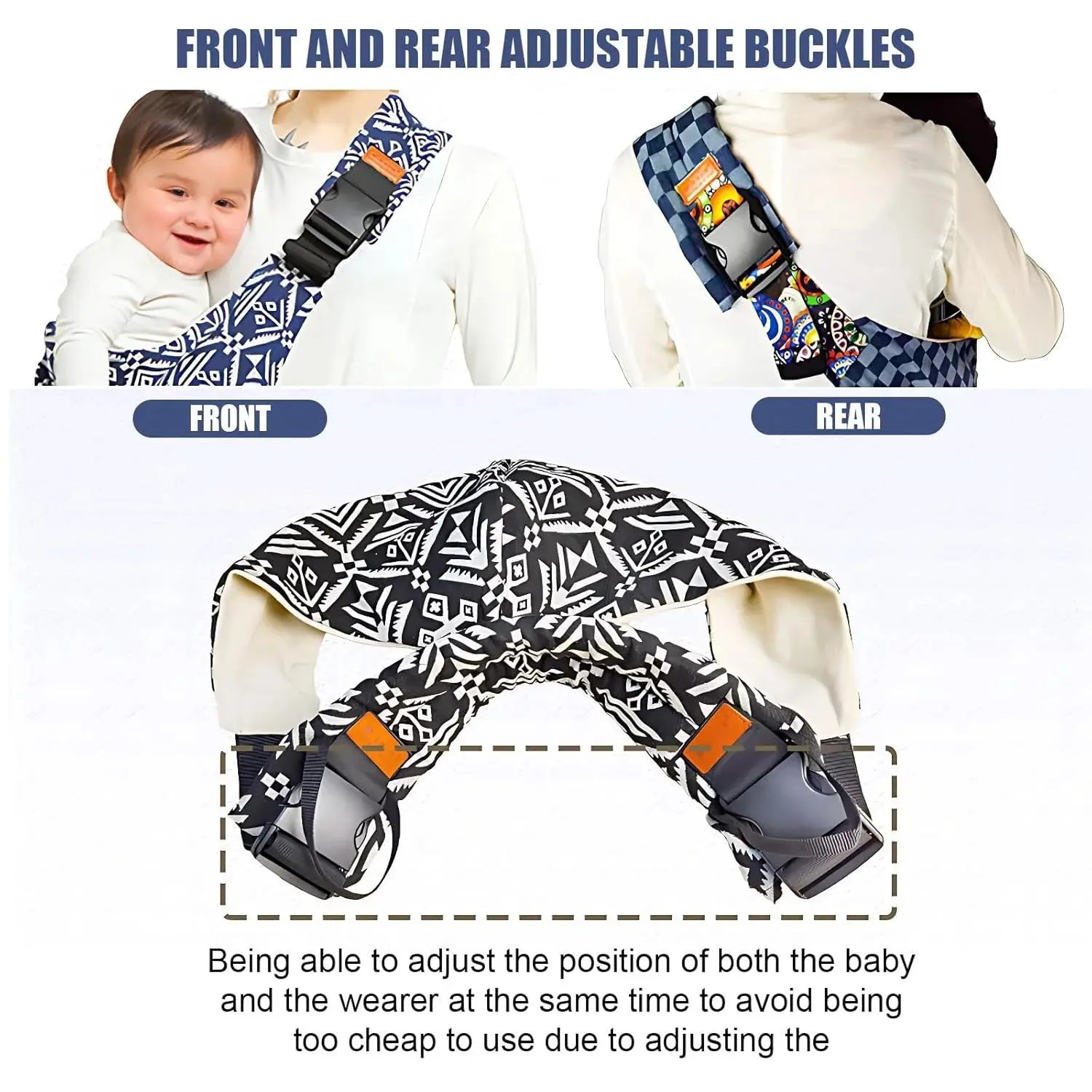 Portable Baby Carrier Wrap Toddler Accessories Multifunctional Strap Infant Bag Adjustable Shoulder Baby Carriers Sling for Kids - Mein Shop
