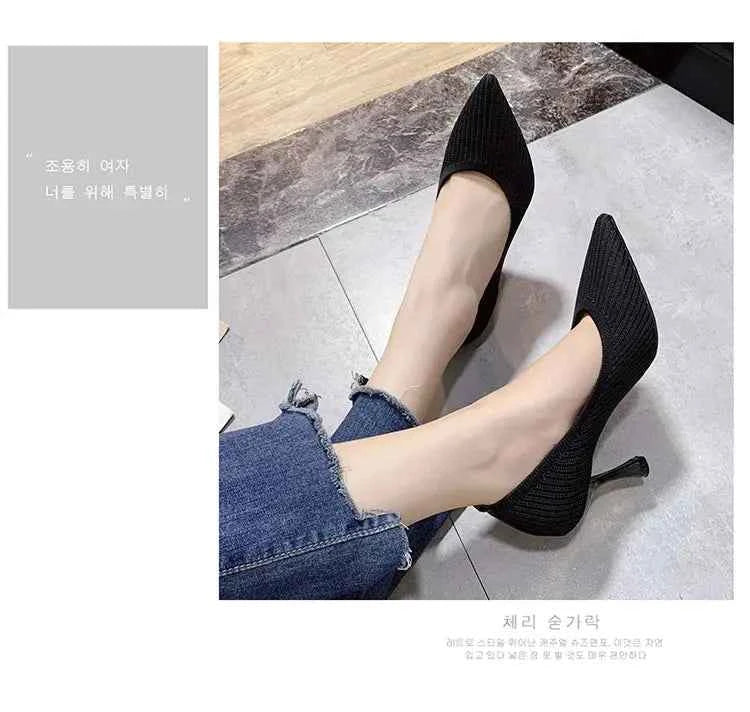 Comemore Comfortable Stilettos Dress Women&