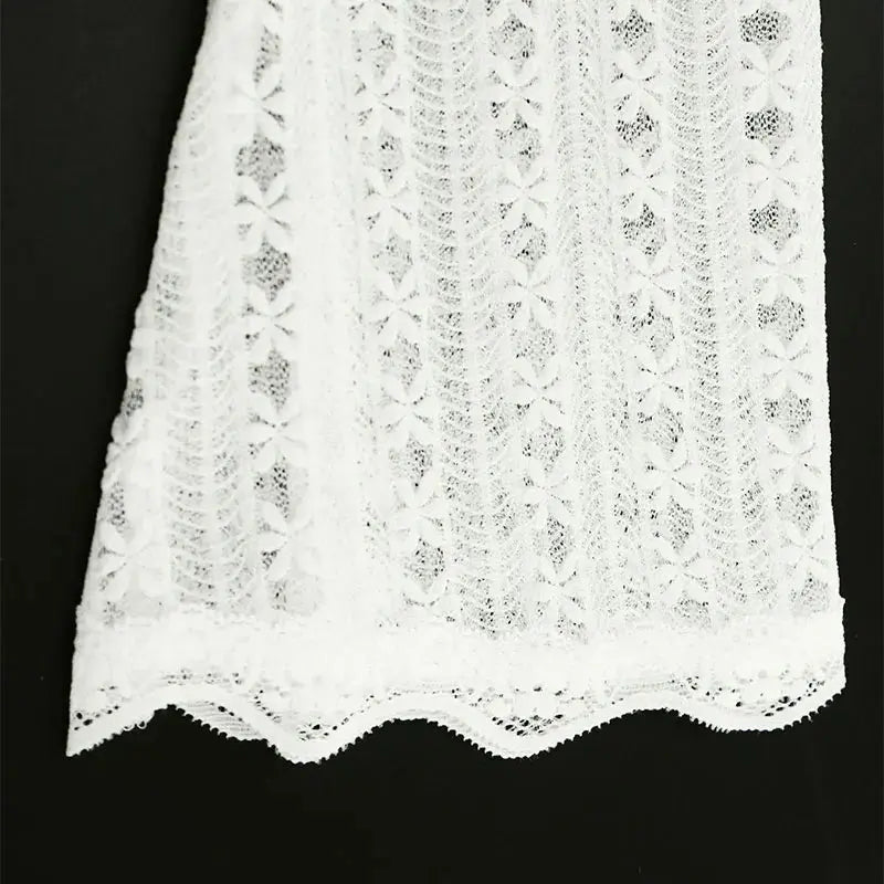 Women's T-shirt New Autumn Club Party Sexy Lace Tees Streetwear Fashion Long Sleeves T-shirt Lady Versatile Casual Slim Clothing - Mein Shop