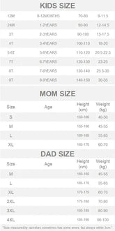 Fashion Family Matching Couple Clothes Mother and Daughter White Dress Dad and Son Baby Clothing Korean Boys Two Piece Outfits - Mein Shop