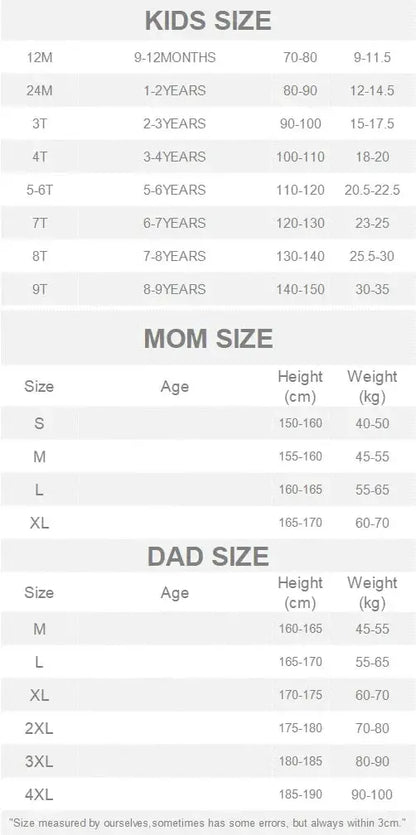 Fashion Family Matching Couple Clothes Mother and Daughter White Dress Dad and Son Baby Clothing Korean Boys Two Piece Outfits - Mein Shop