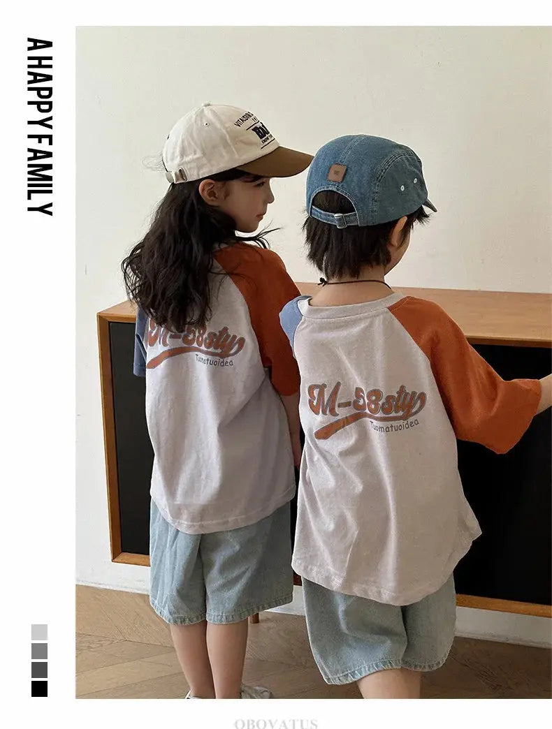 Summer Vacation Wear Father Mother Kids Family Clothing Sets Tshirt Shorts 2PCS Family Look Outfits Couple Child Costume Suit - Mein Shop