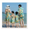 Family Fashion Beach Father and Son Outfits Vacation Look Mother Daughter Baby Girl Dress Holiday Parents and Children Clothes Mein Shop