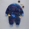 Newborn Baby Spring Winter Clothes Infant Jacket for Girls Jumpsuit for Boys Soft Flannel Bebe Romper Baby Clothes 0-18 Month - Mein Shop