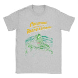 Men T-Shirts Creature From The Black Lagoon Creative Pure Cotton Tees Short Sleeve T Shirt Crewneck Tops New Arrival