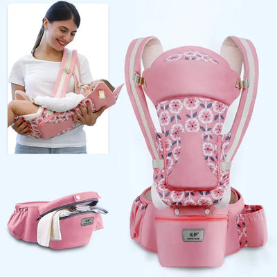 Newborn Ergonomic Baby Carrier Backpack Infant Baby Hipseat Carrier Front Facing Ergonomic Kangaroo Baby Wrap Sling Travel - Mein Shop