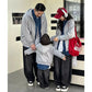 Winter Family Warm Jacket Parent-child Clothes Korea Fashion Father Mother and Daughter Son Baby Matching Thick Coat with Hooded - Mein Shop