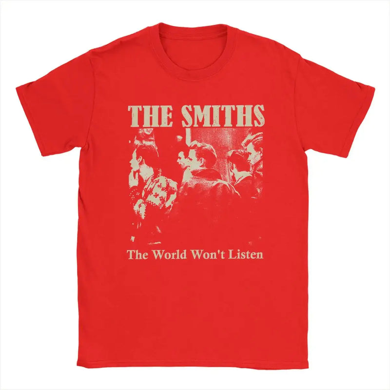 Men's T-Shirt The Smiths Crazy Cotton Tee Shirt Short Sleeve T Shirt Round Collar Clothes Plus Size Mein Shop