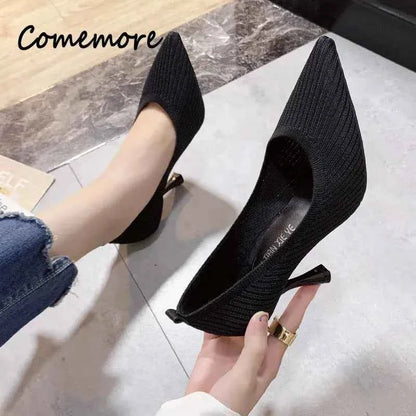 Comemore Comfortable Stilettos Dress Women&