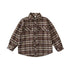 Equal Family Plaid Shirts Autumn Father Mother and Daughter Son Same Long Sleeve Tops Korean Vintage Parent-child Jacket Coat - Mein Shop